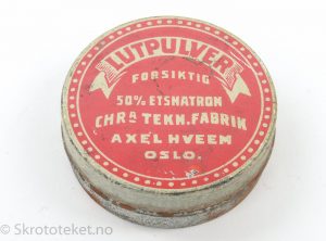 Lutpulver fra Christiania Tekn. Fabrik