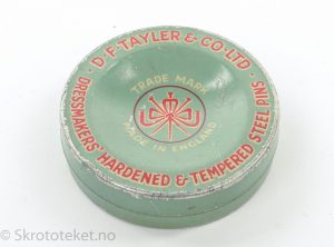 Dressmakers’ Hardened & Tempered Steel Pins – D. F. Tayler & Co Ltd.