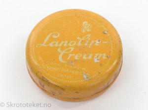 Lanolin-cream fra C. Christoffersen, Skien