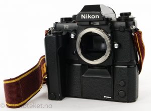 Nikon F3 med MD-4 motor (1983)