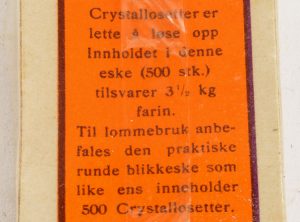 CRYSTALLOSETTER – Til søting av desserter og drikker