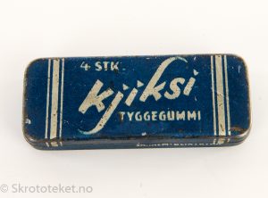 Kjiksi tyggegummi – Sannem bliktrykk, Bergen