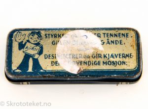 Kjiksi tyggegummi – Sannem bliktrykk, Bergen