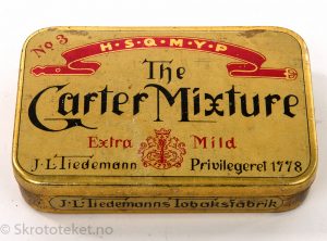 The Carter Mixture – Extra Mild – No 3 – J.L. Tiedemanns Tobaksfabrik