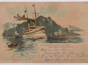 S. M. Yacht Hoenzollern II i Lofoten (1901)