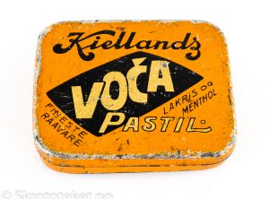 VOCA Lakris og Menthol Pastiller – Kiellands (1910-tallet)