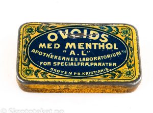 AVOIDS med Menthol – Apothekernes Laboratorium for Specialpræparater A/S – Skøyen Pr. Kristiania (Kopi)