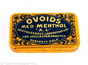 OVOIDS med Menthol – Apothekernes Laboratorium for Specialpræparater A/S – Skøyen Pr. Oslo