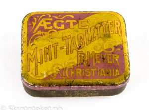 Ækte MINT-TABLETTER – FR. Meyer, Christiania