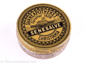 SENESALVE fra Svaneapotheket i Christiania (1890-tallet)