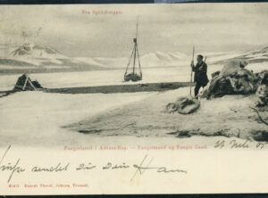 Fangstfartøy i Advent-Bay – Spitsbergen, Svalbard
