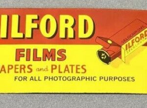 ILFORD FILM – Emaljeskilt fra 1960-tallet